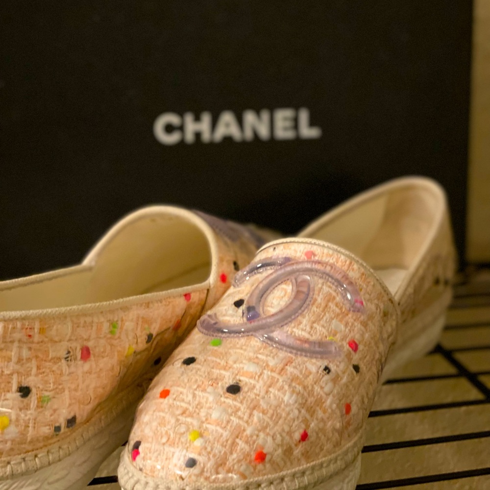 100% authentic Chanel espadrilles